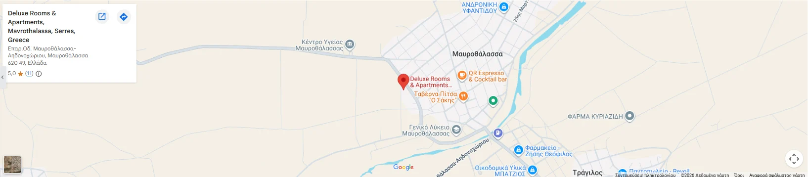 Deluxe Rooms location