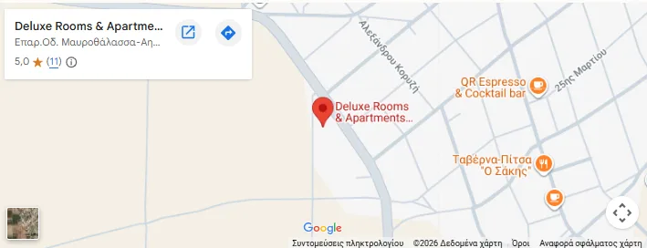 Deluxe Rooms location